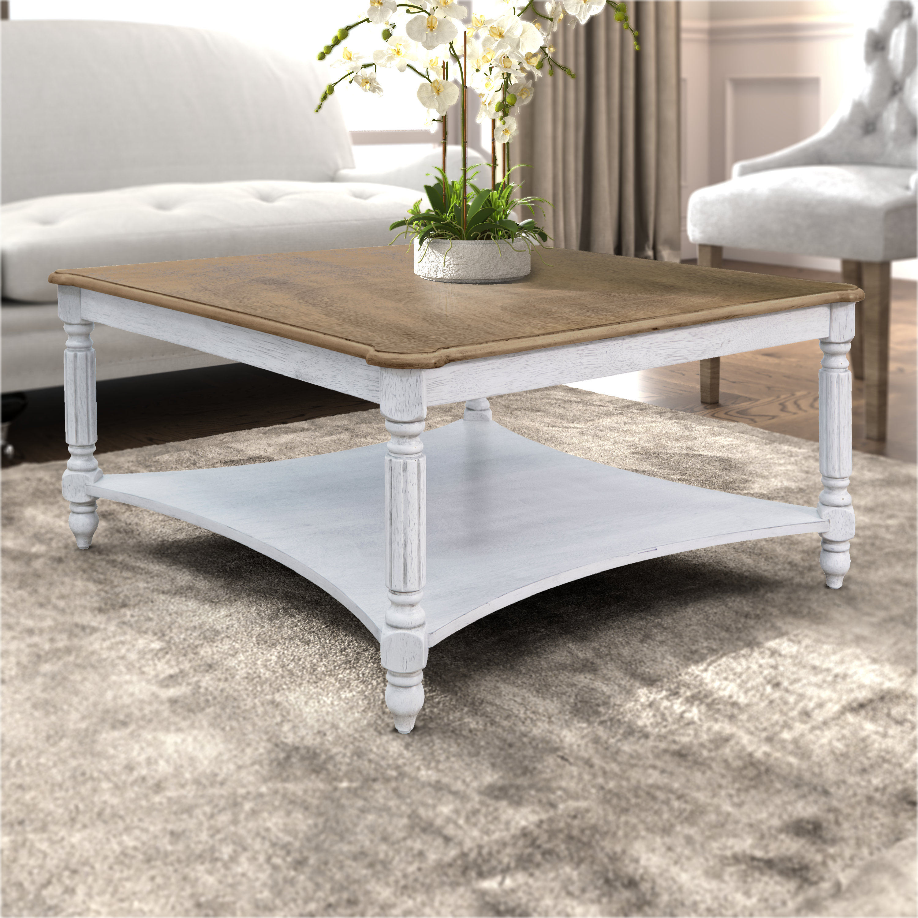 Laurel Foundry Modern Farmhouse® Locke Solid Wood Square Coffee